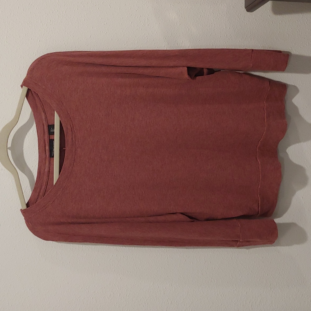 Adrienne Vittadini Brand Top Size Large Pink Mauve Color